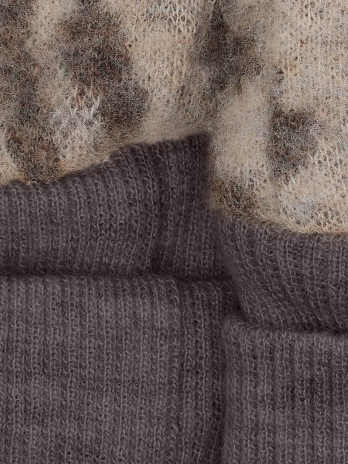 Mittens wool Leopard, Huttelihut