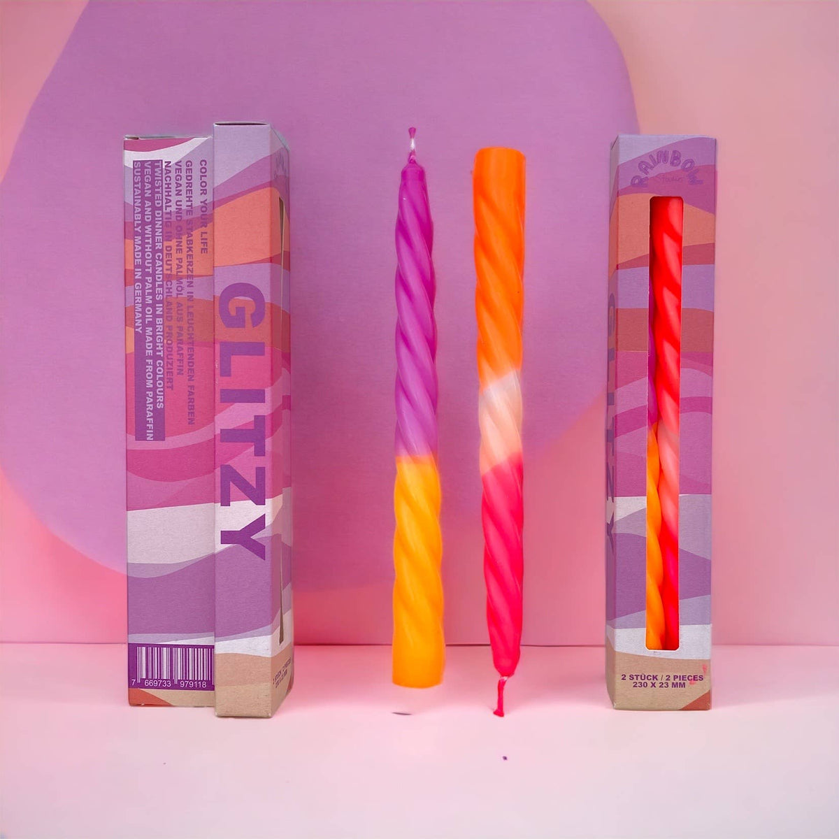 Kaarsen Glitzy, Pink Stories