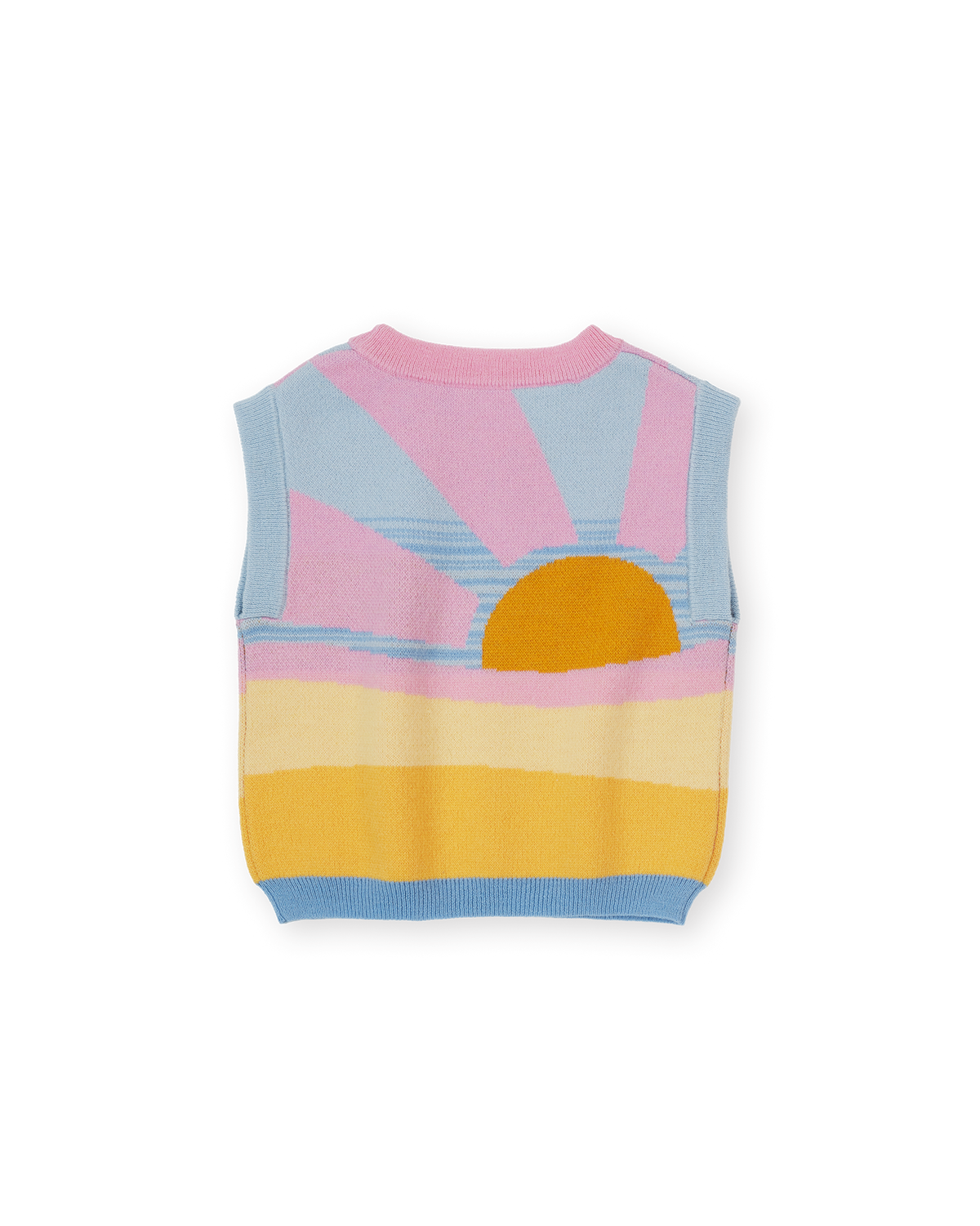 Sunrise knit vest, Goldie & Ace