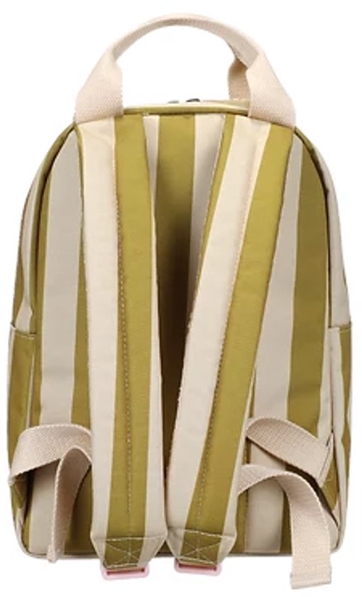 Ole backpack small stripes vanilla/seaweed