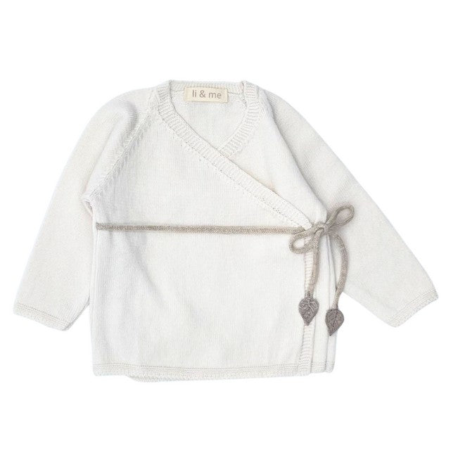 Knitted Sweater overslag Cira cream Li & Me