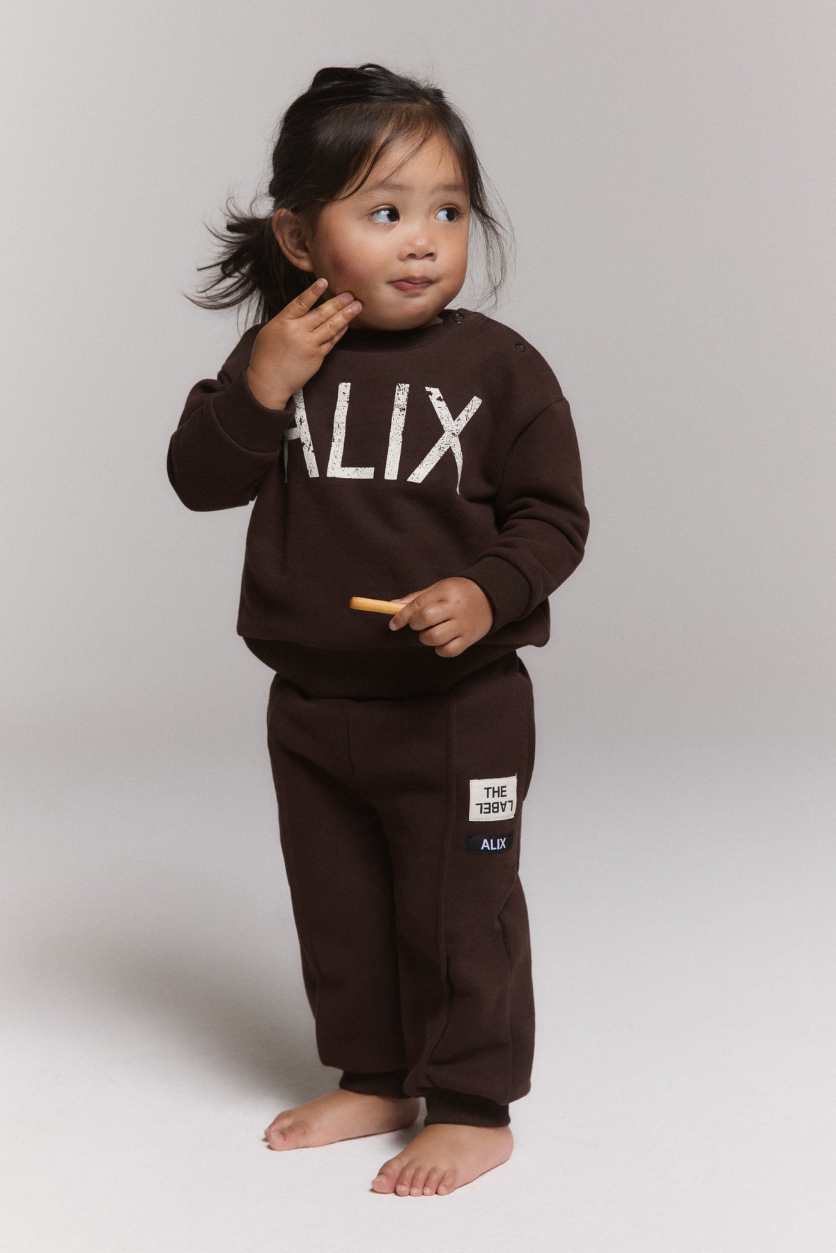 Jogger warm Brown baby, Alix The Label