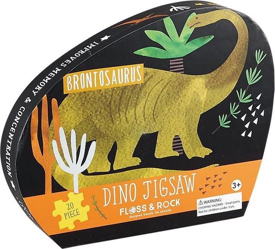 Dinosaurus puzzel 20 stuks, Floss & Rock