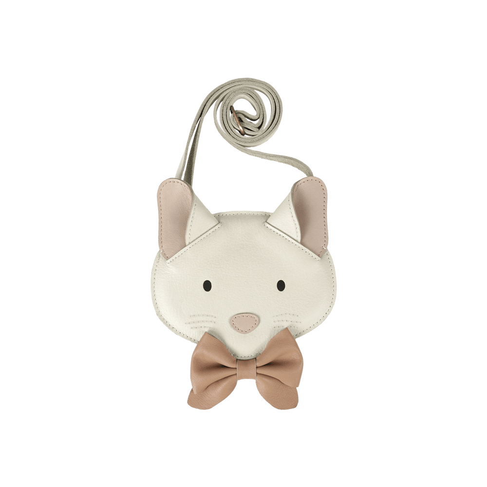 Pua Purse | Kitten off white leather, Donsje Amsterdam