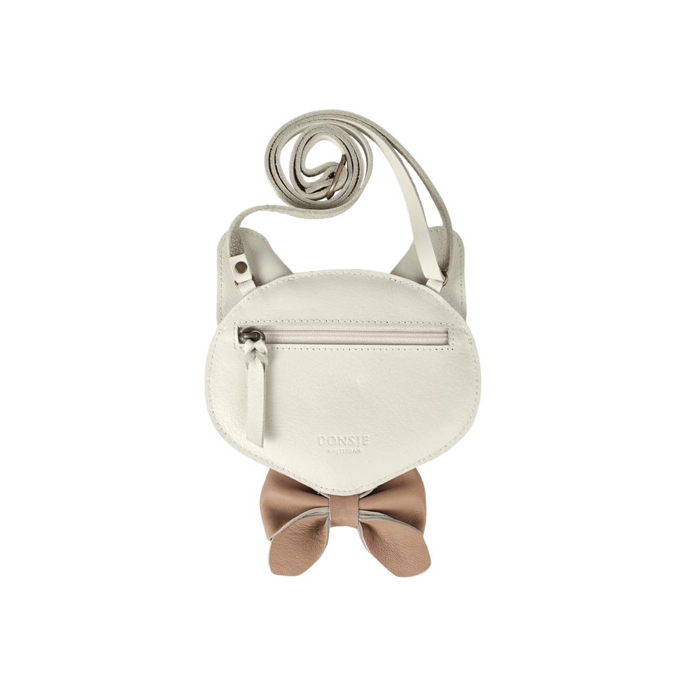 Pua Purse | Kitten off white leather, Donsje Amsterdam