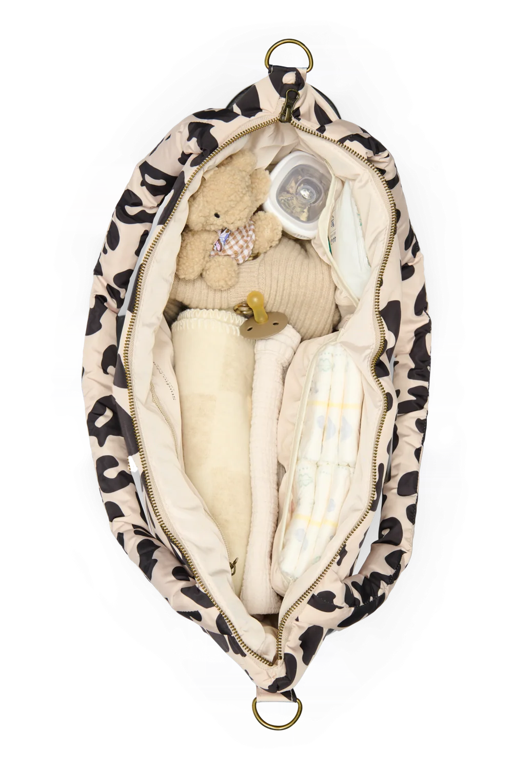Holy cow puffy diaper bag, studio noos