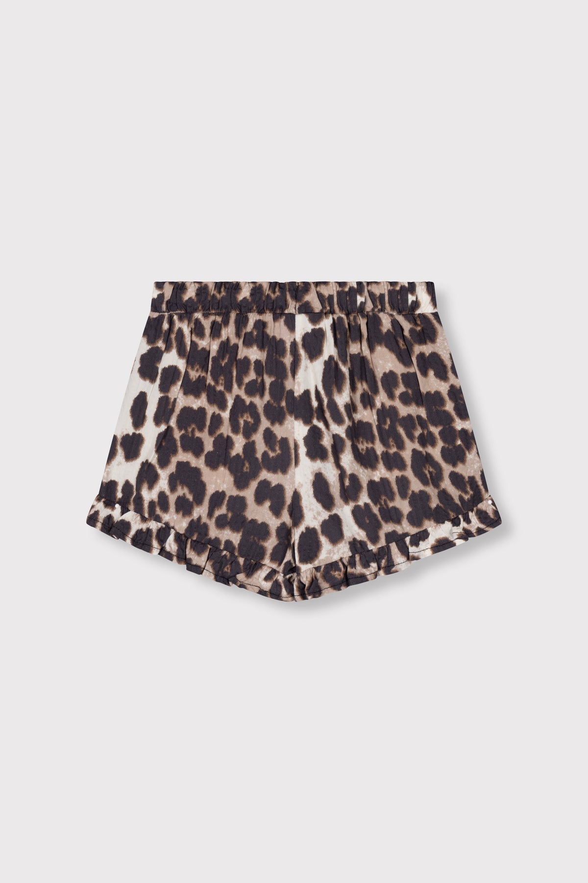 woven animal shorts with ruffles, Alix The Label