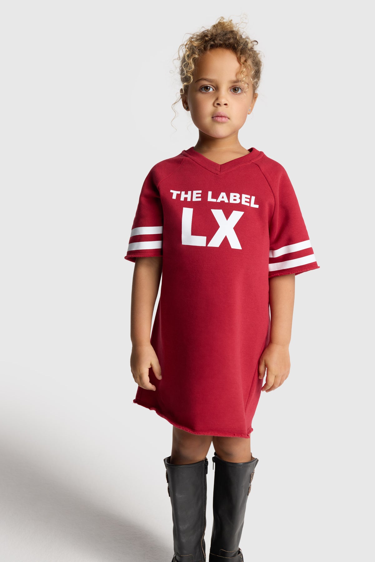 Sporty sweatdress cerise, Alix The Label