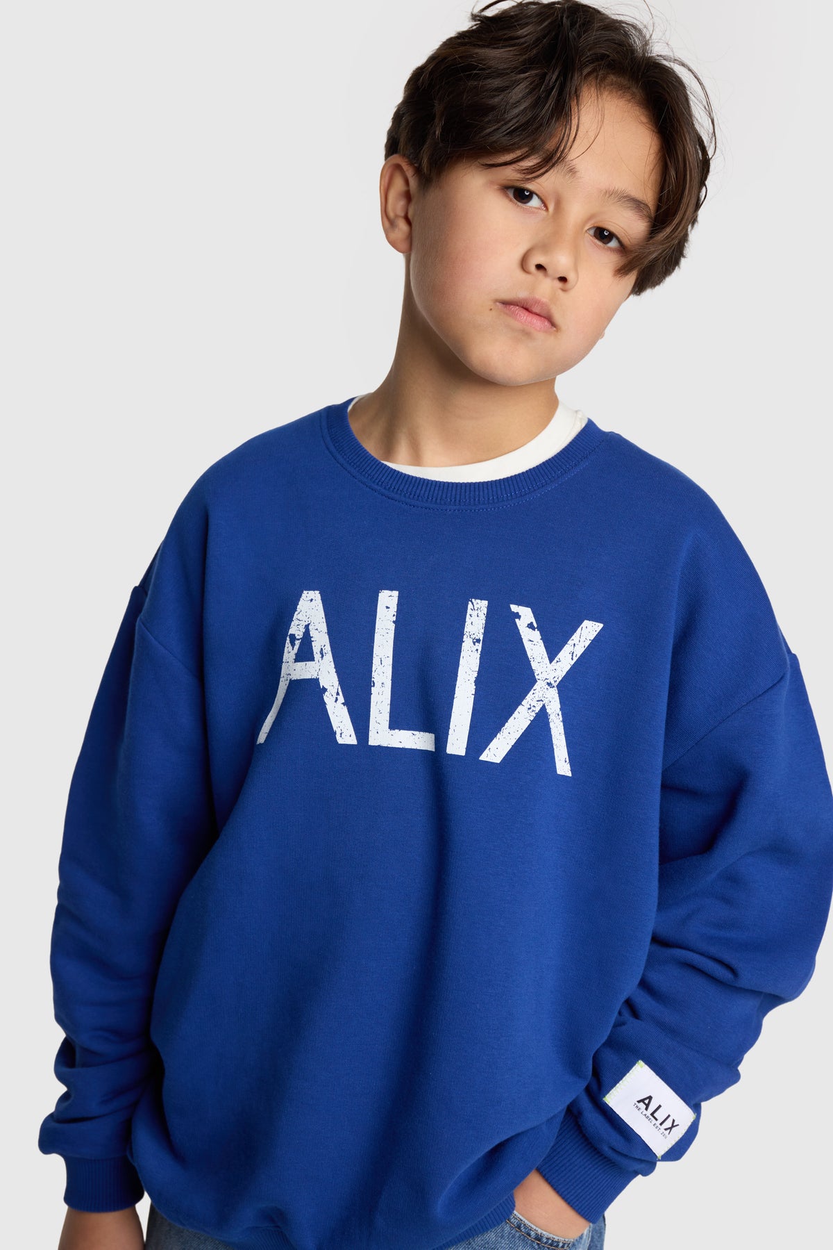 Kids on tour sweater royal blue, Alix The Label