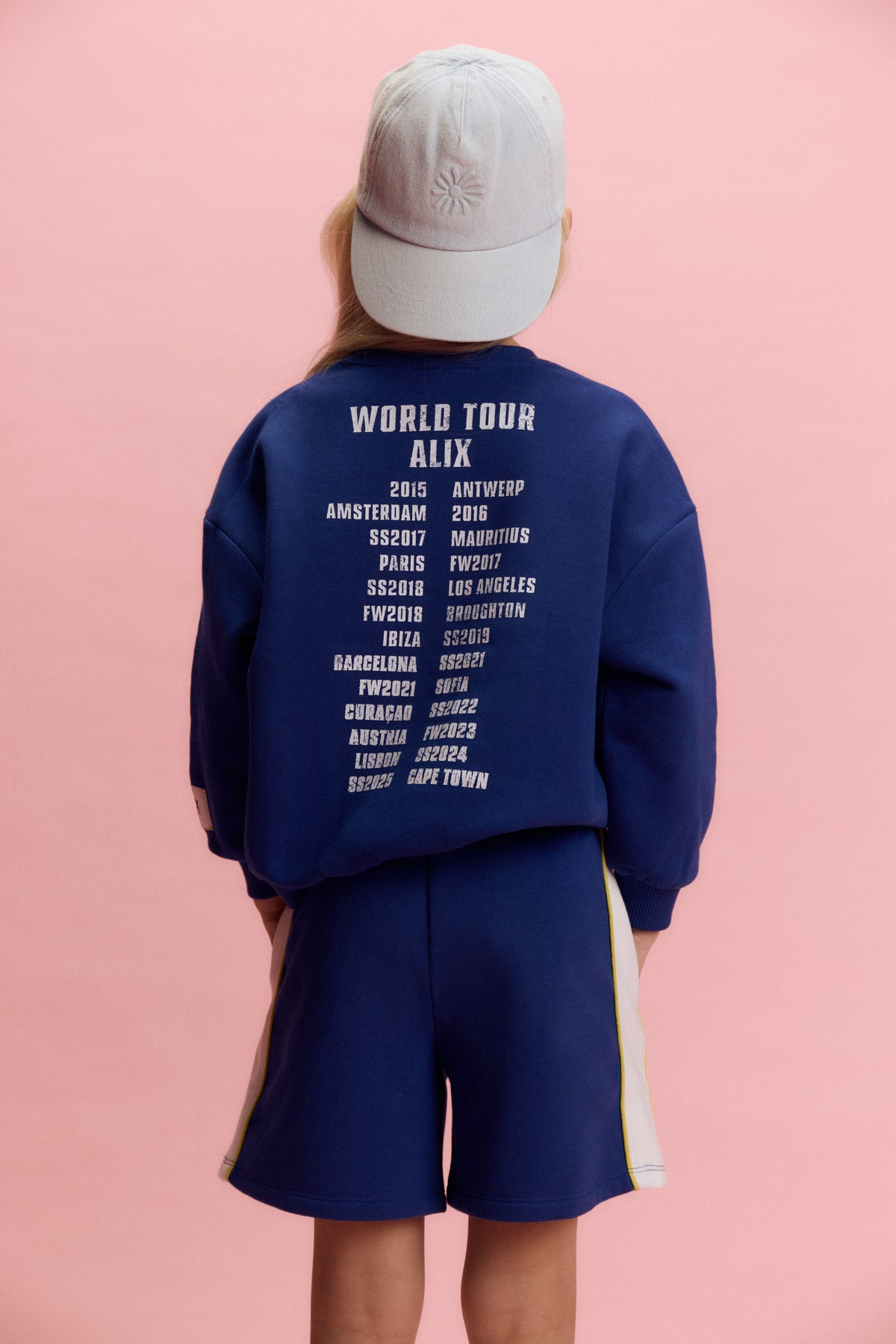 Kids on tour sweater royal blue, Alix The Label