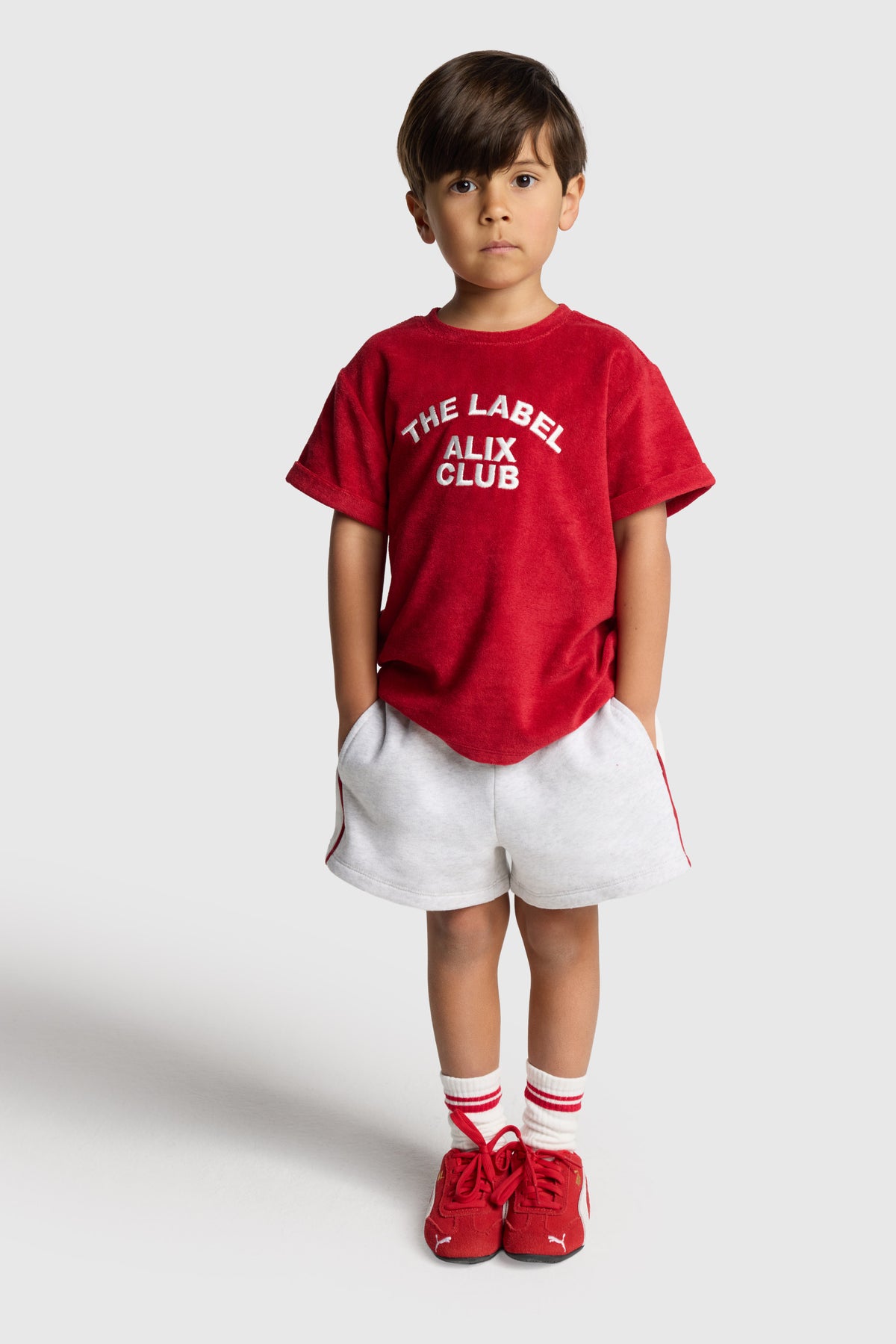 Terry t-shirt Cerise, Alix The Label