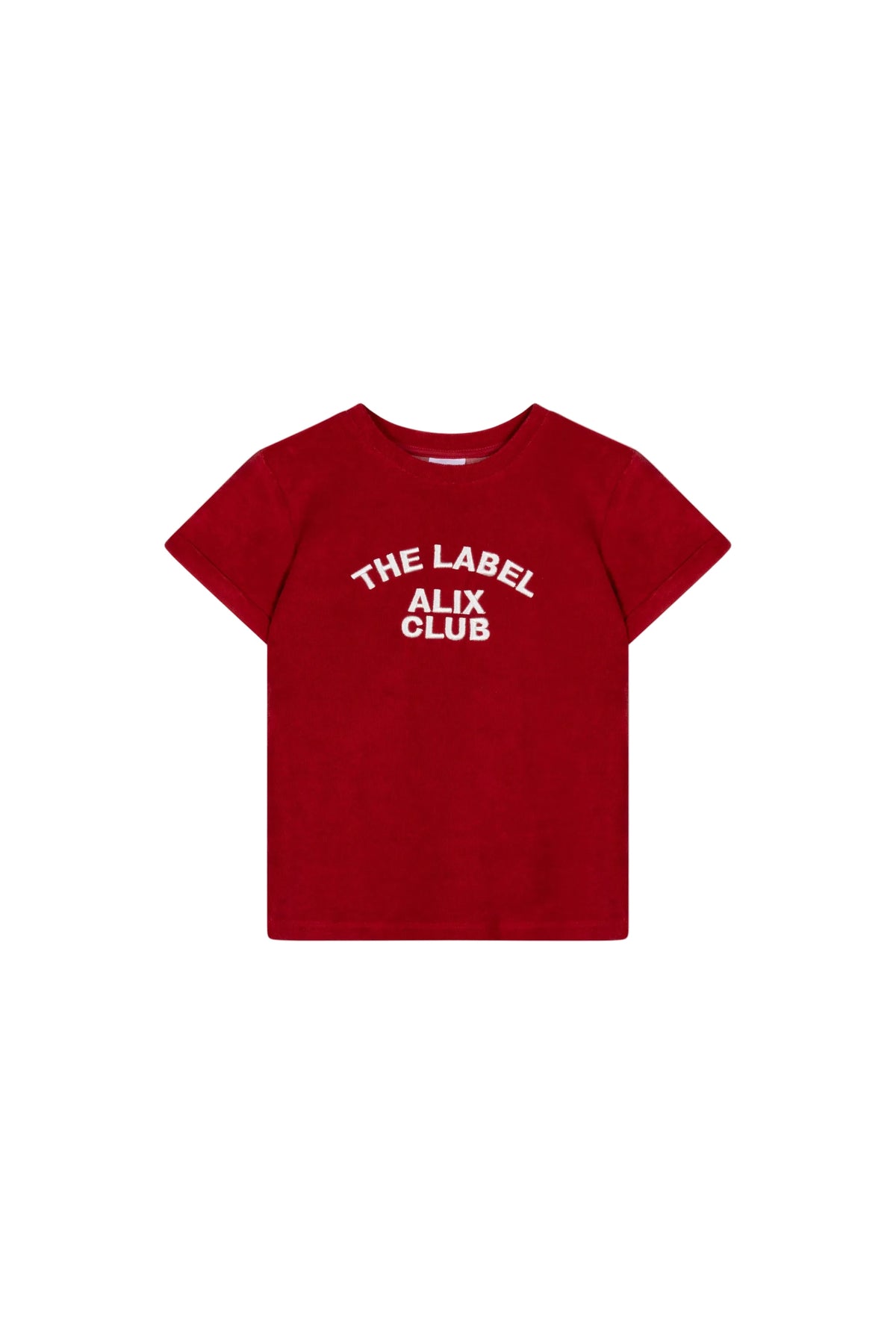 Terry t-shirt Cerise, Alix The Label