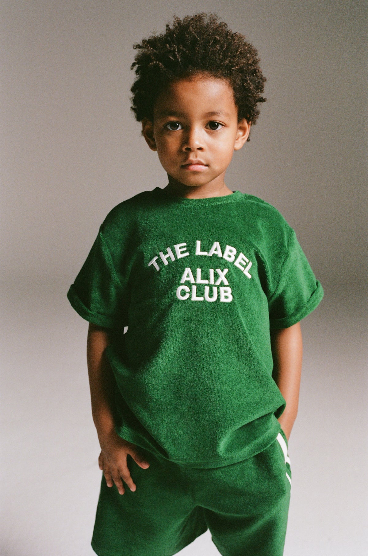 Terry t-shirt Green, Alix The Label
