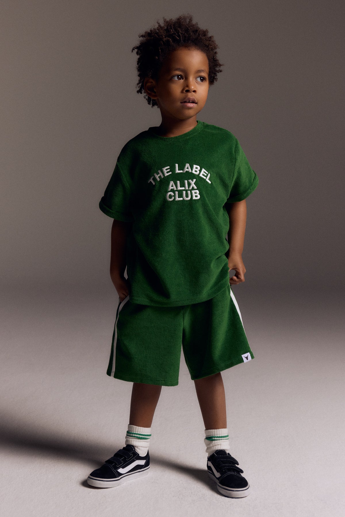 Terry t-shirt Green, Alix The Label