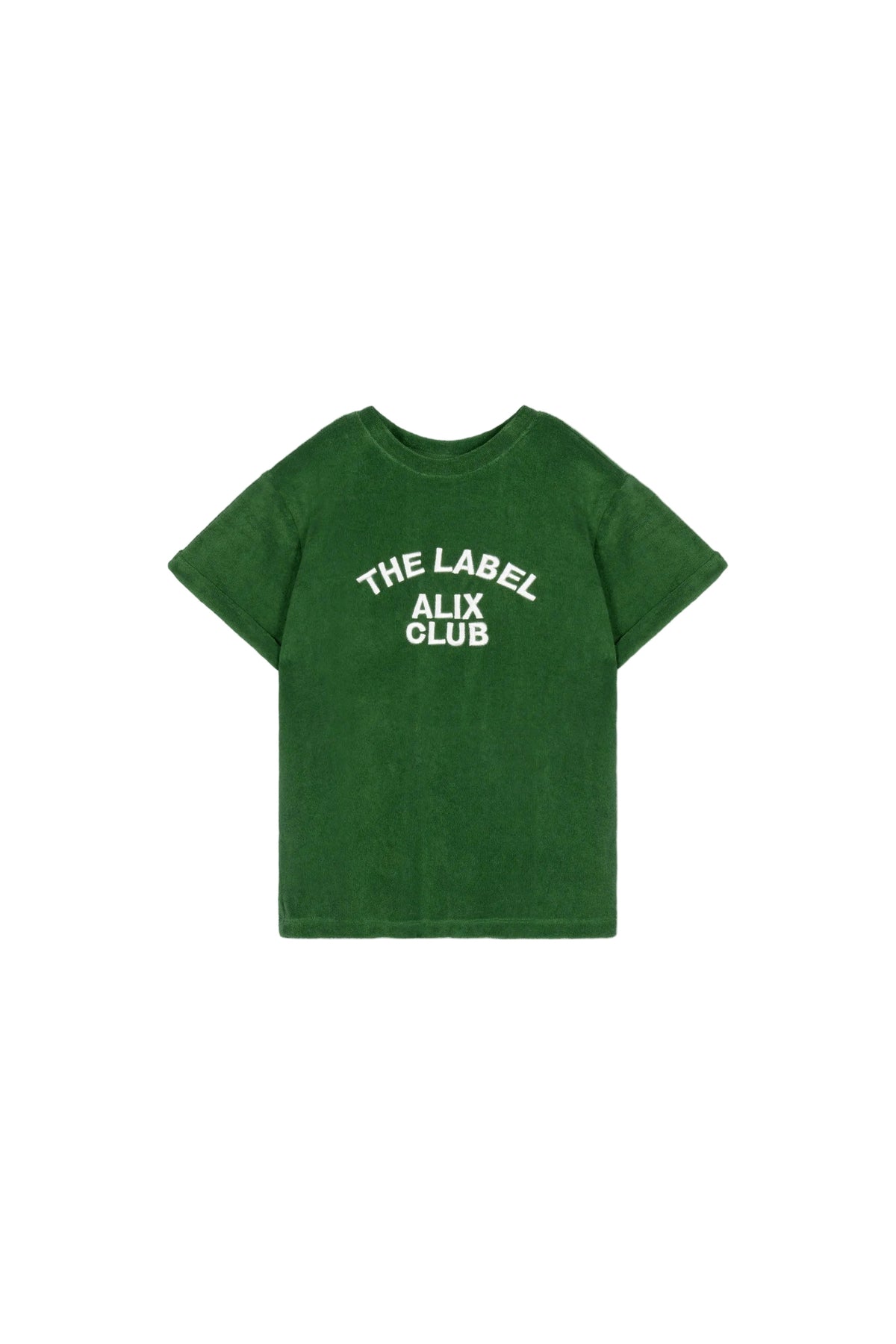 Terry t-shirt Green, Alix The Label