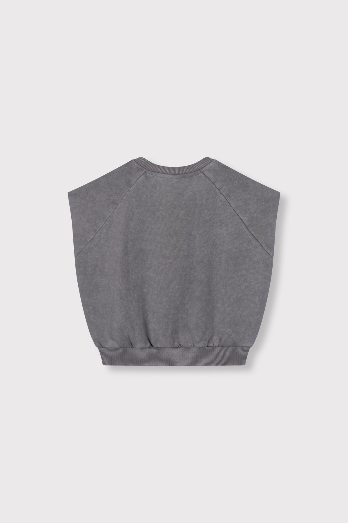 Kids sleeveless sweat charcoal grey, Alix The Label