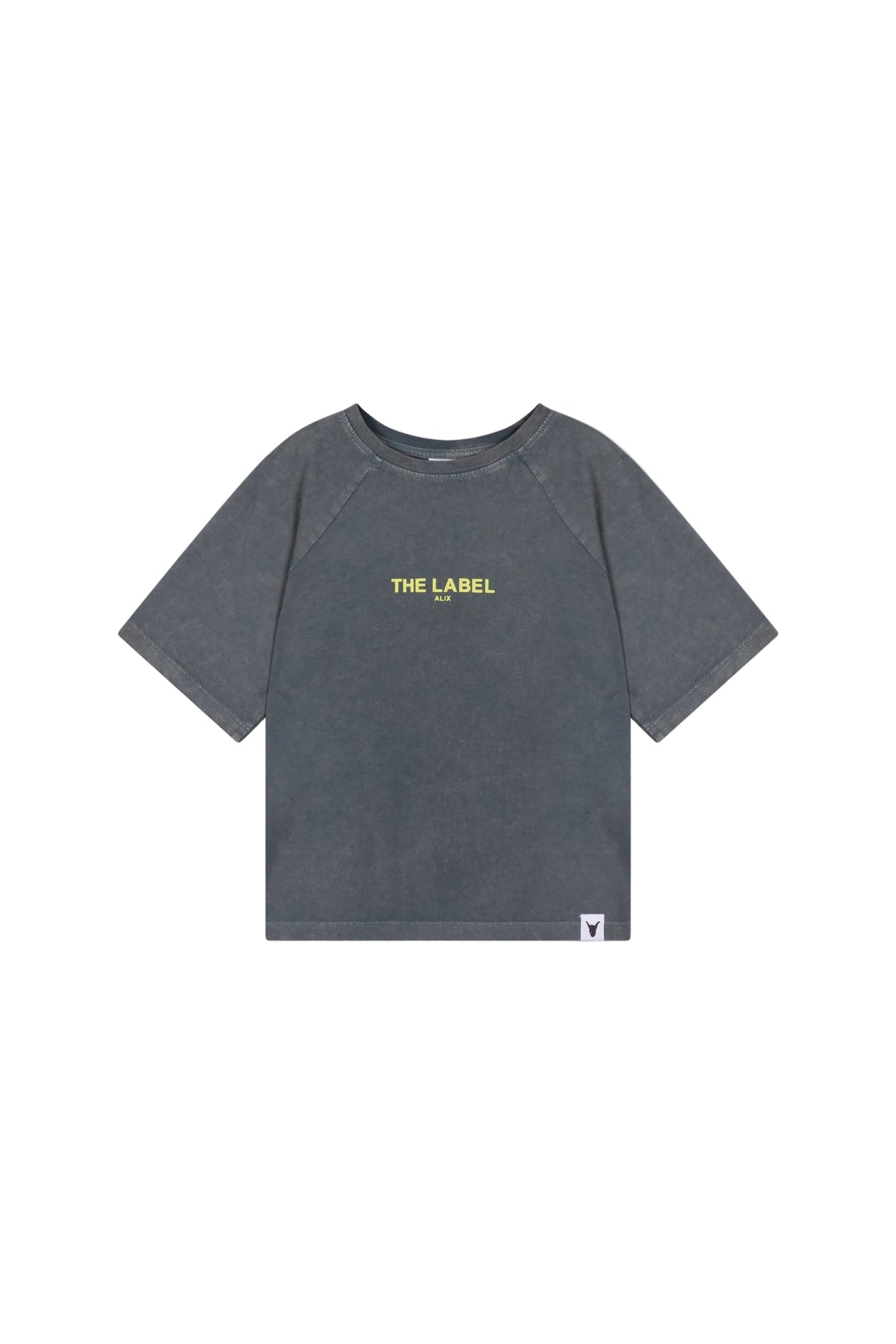 Raglan logo t-shirt light grey, Alix The Label
