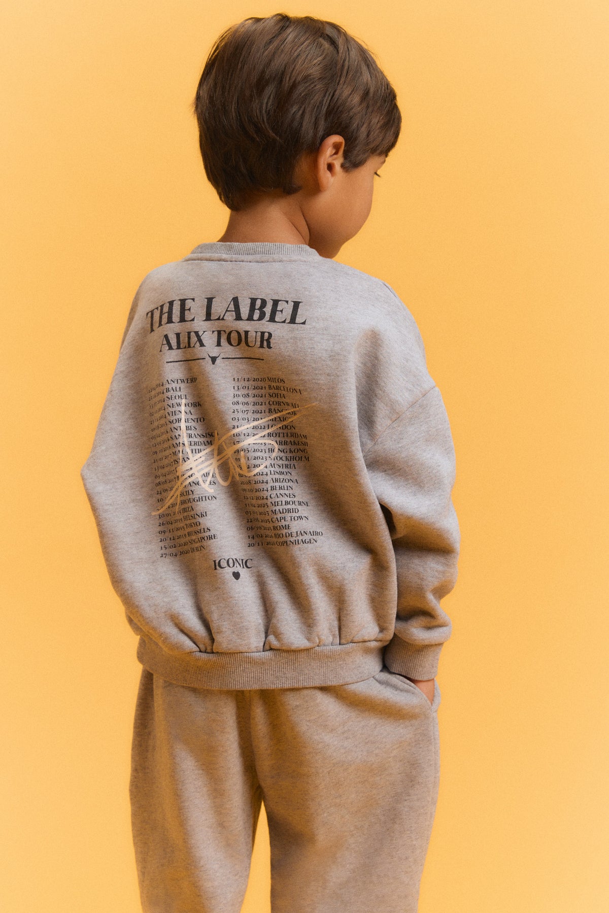 Sweater Alix soft grey Melange, Alix The Label