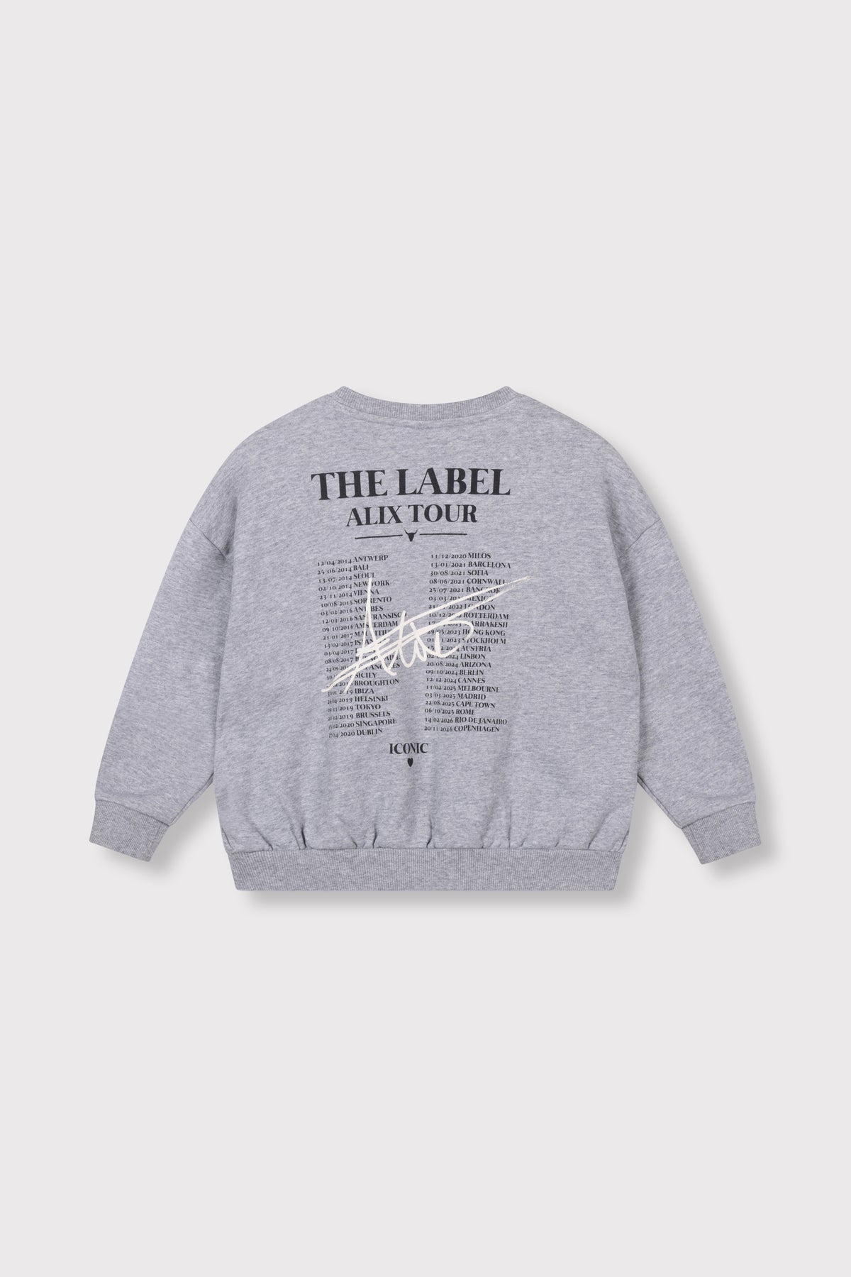 Sweater Alix soft grey Melange, Alix The Label