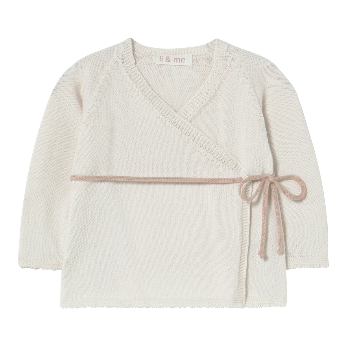 Enzo knit crossed sweater candy, Li & Me