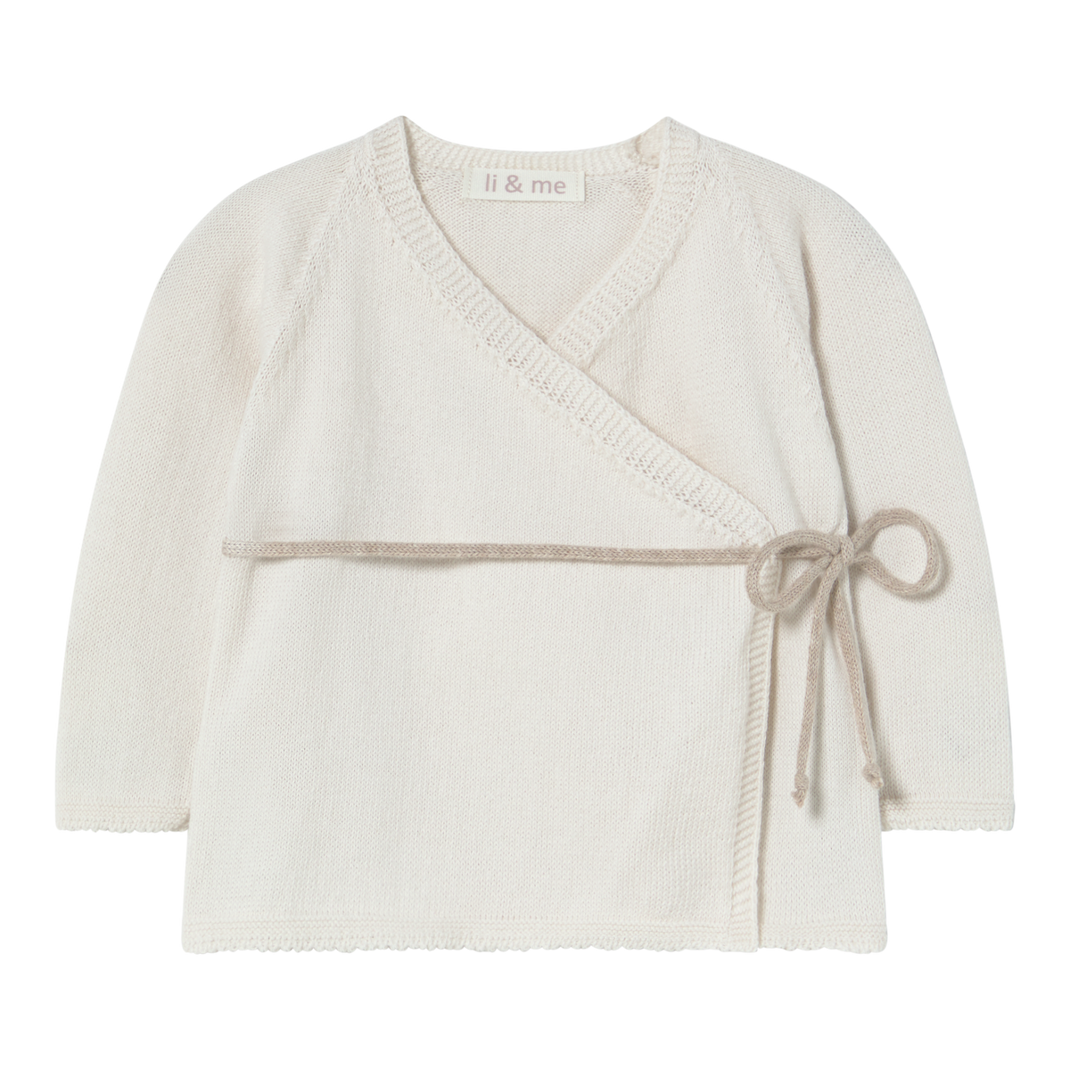 Enzo knit crossed sweater Toasted, Li & Me