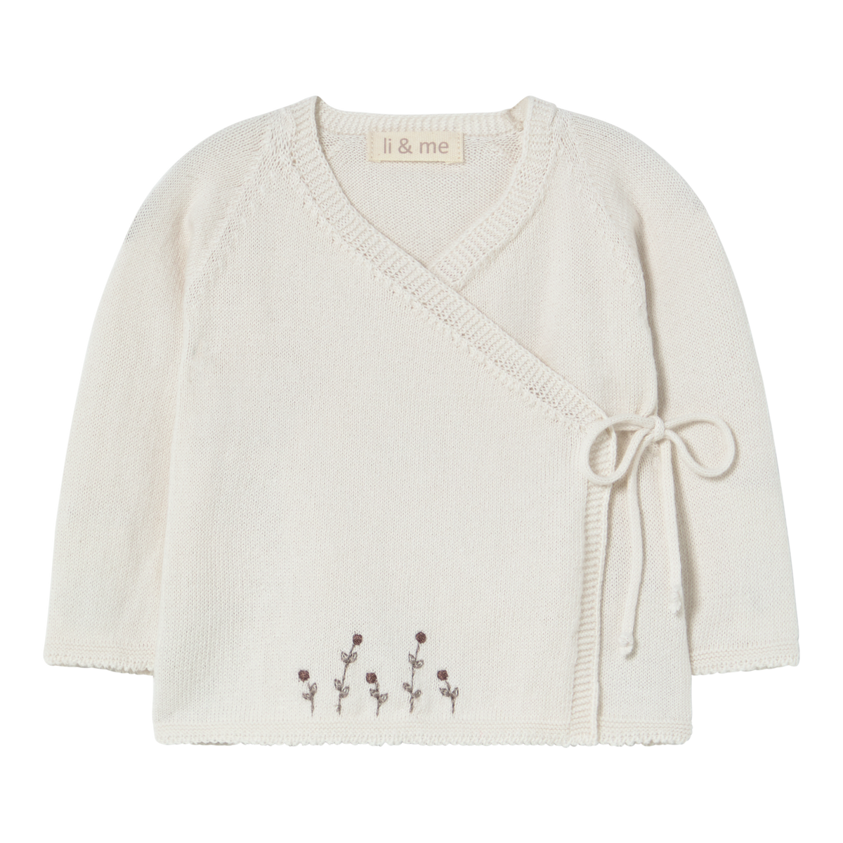Marye knit crossed sweater cream, Li & Me