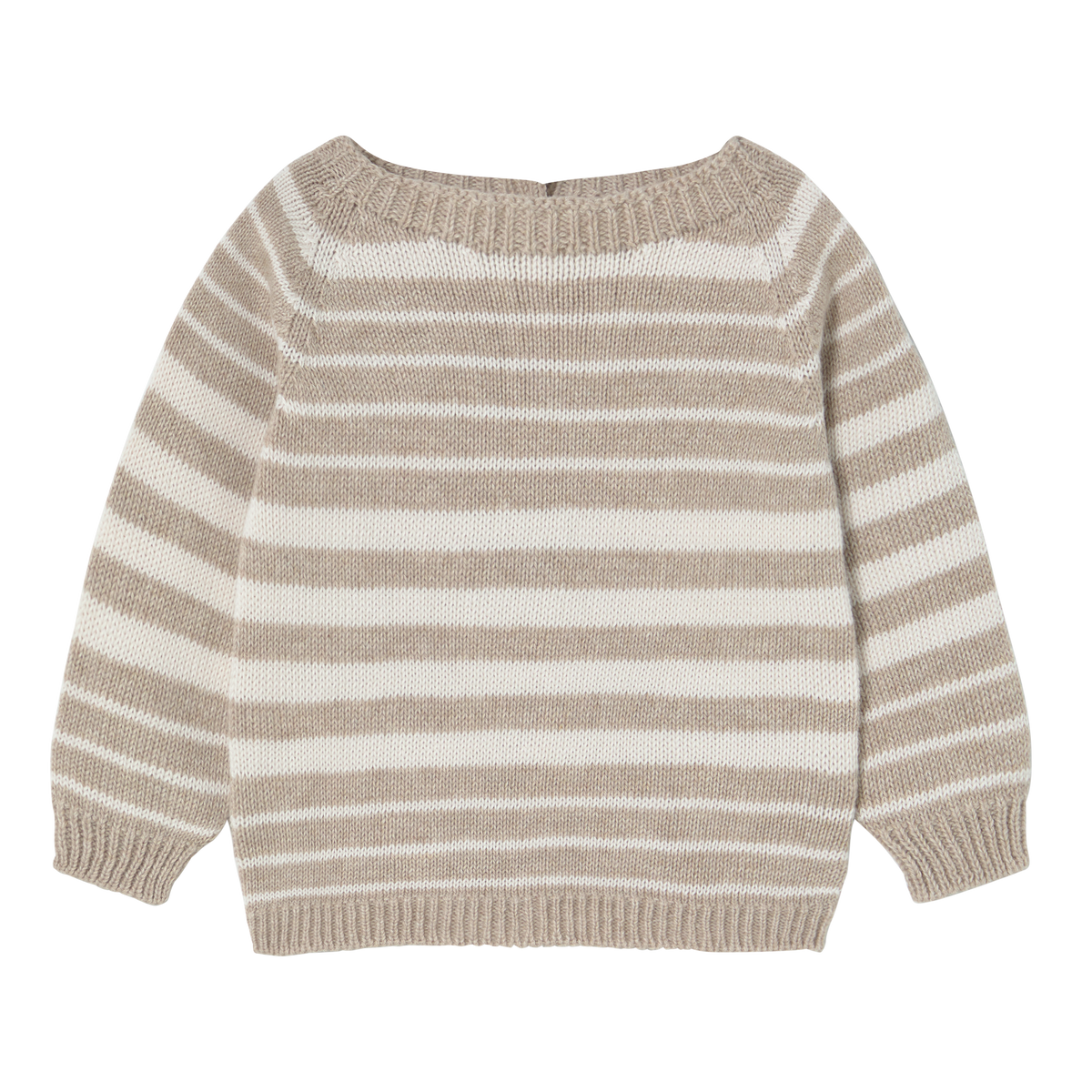 Romeo Striped pearl Knit cream toasted Jack, Li & Me