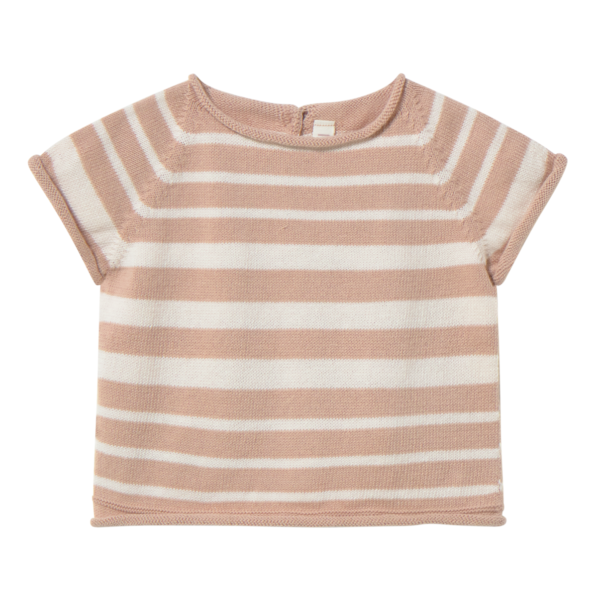 Vincent Striped short sleeve sweater cream Candy, Li & Me