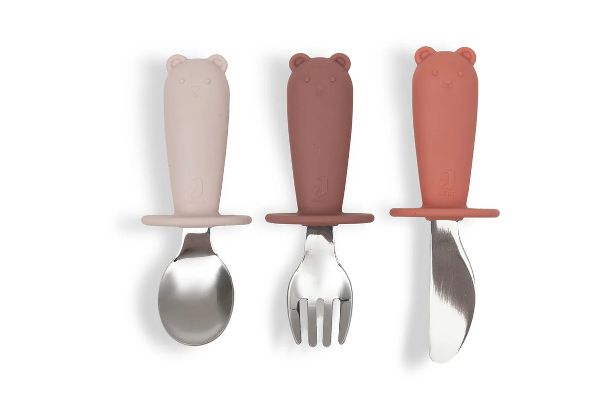Bestekset siliconen Blush Shades, Jollein