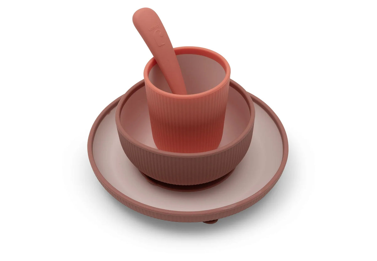 Kinderserviesset Siliconen Blush Shades, Jollein