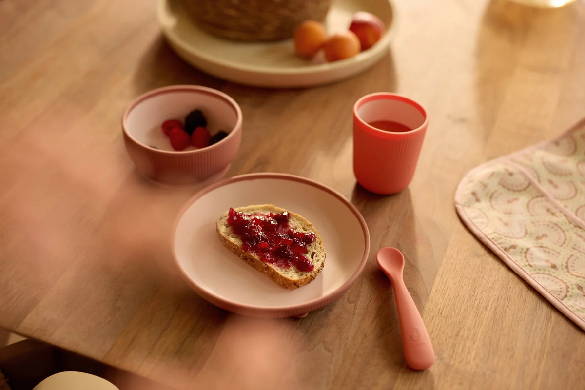 Kinderserviesset Siliconen Blush Shades, Jollein