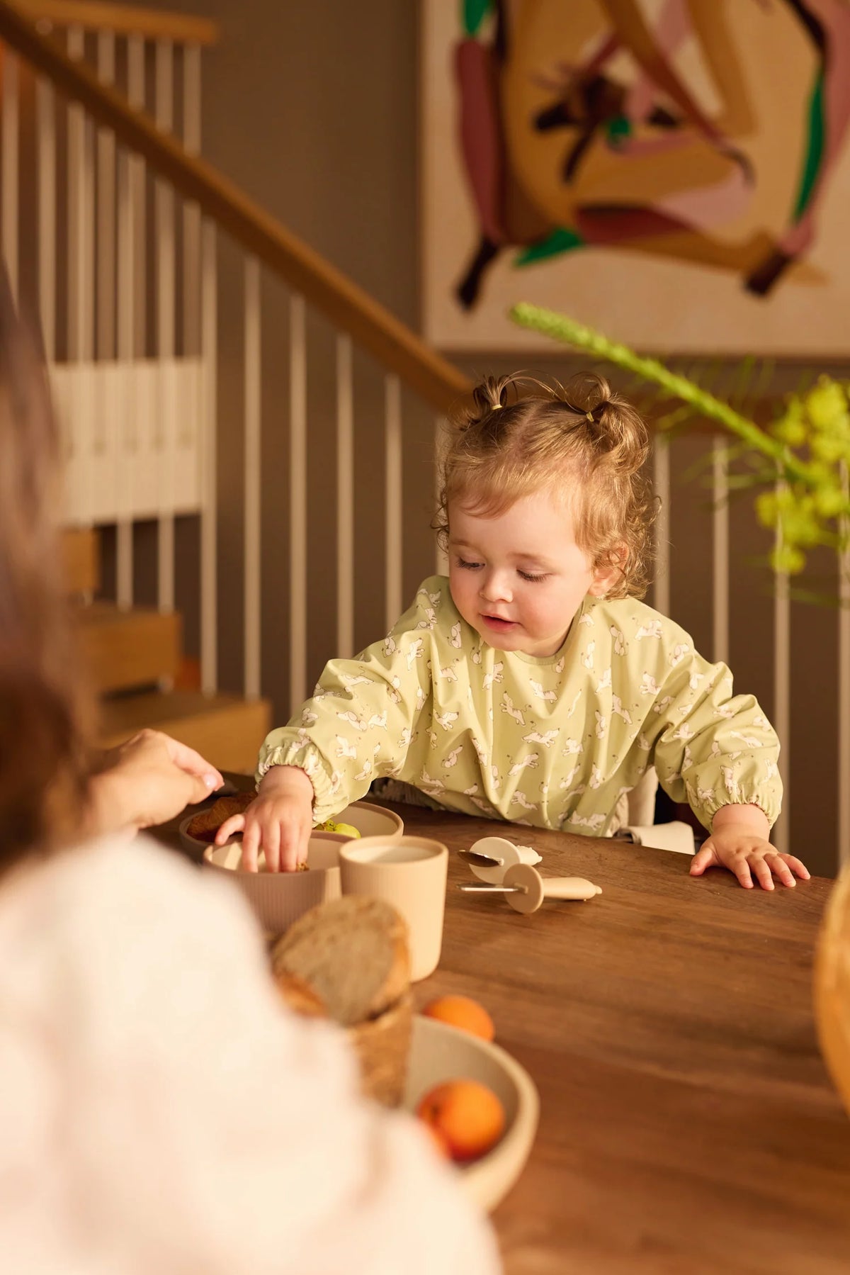 Kinderserviesset Siliconen Natural Shades, Jollein