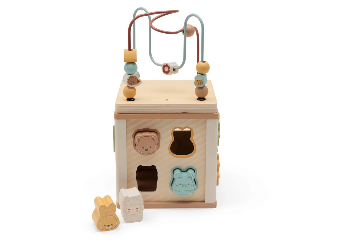 Houten activiteitenkubus Jollies, Jollein