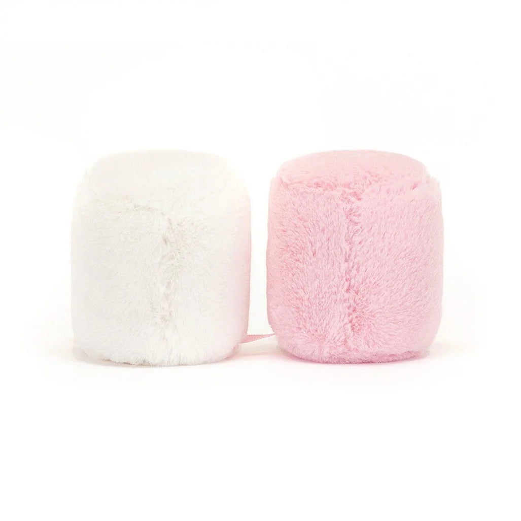 Amuseable pink and white marshmallow, Jellycat
