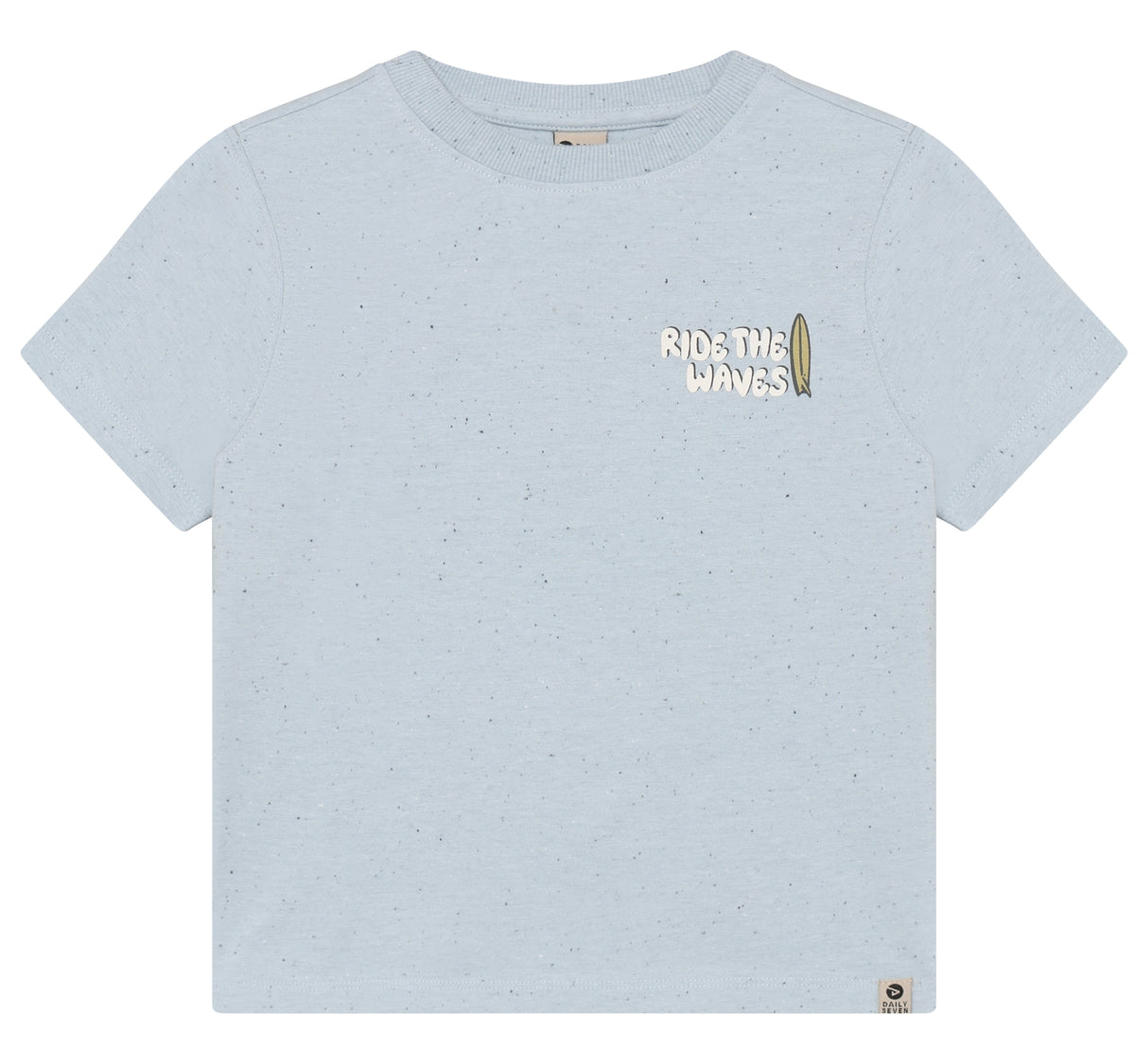 T-shirt Backprint celectial blue, Daily Seven