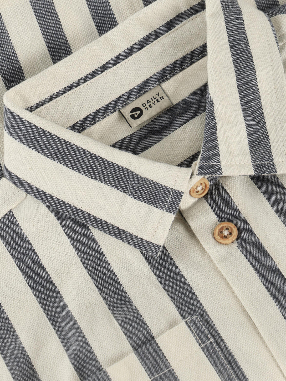 Cotton stripe shirt, Daily Seven