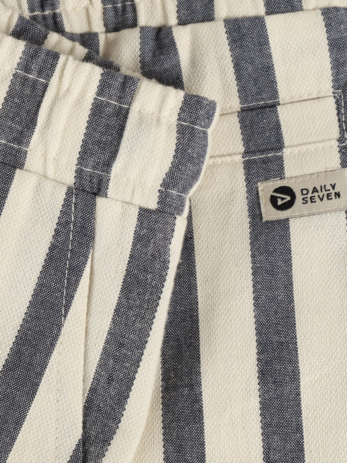 Cotton stripe shorts, Daily Seven