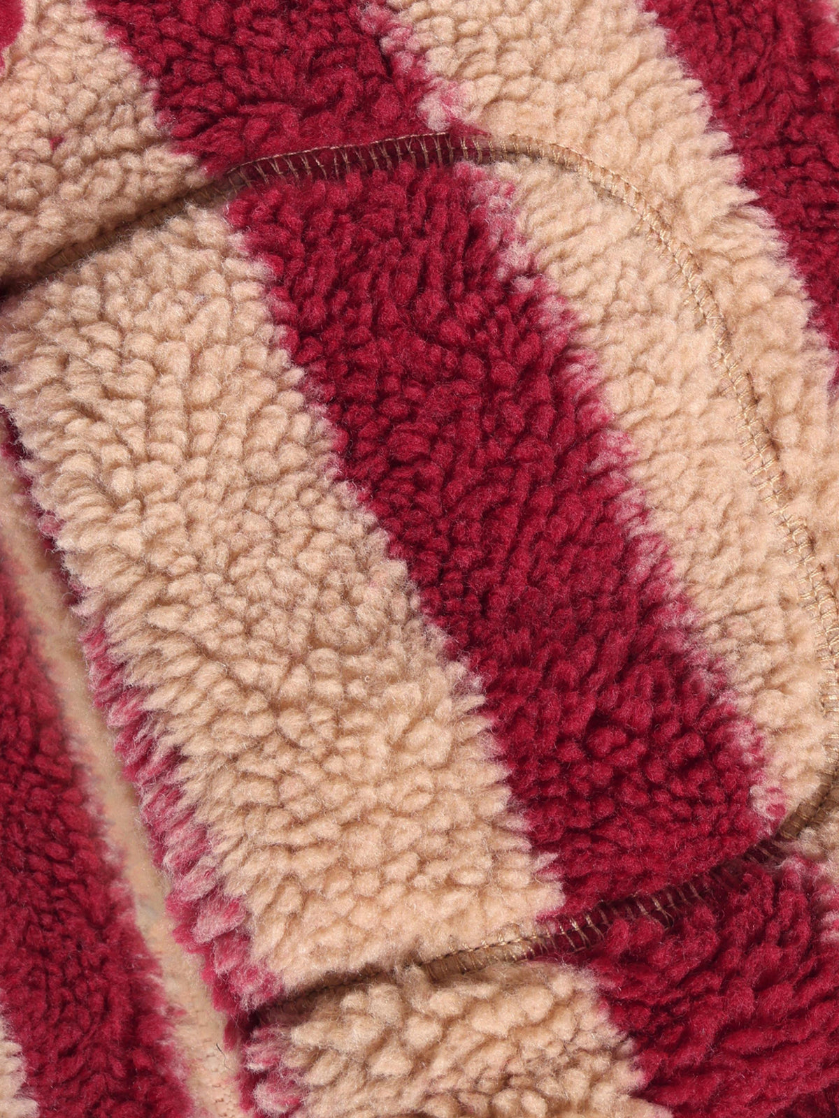 Teddy jacket striped, Daily Seven