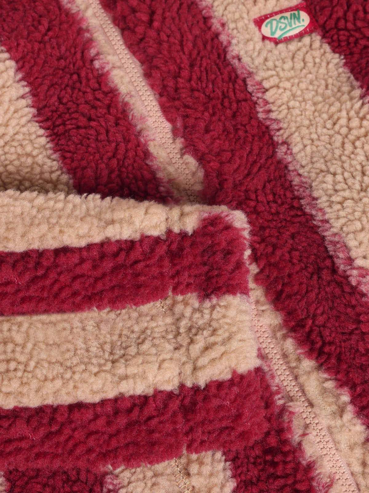 Teddy jacket striped, Daily Seven