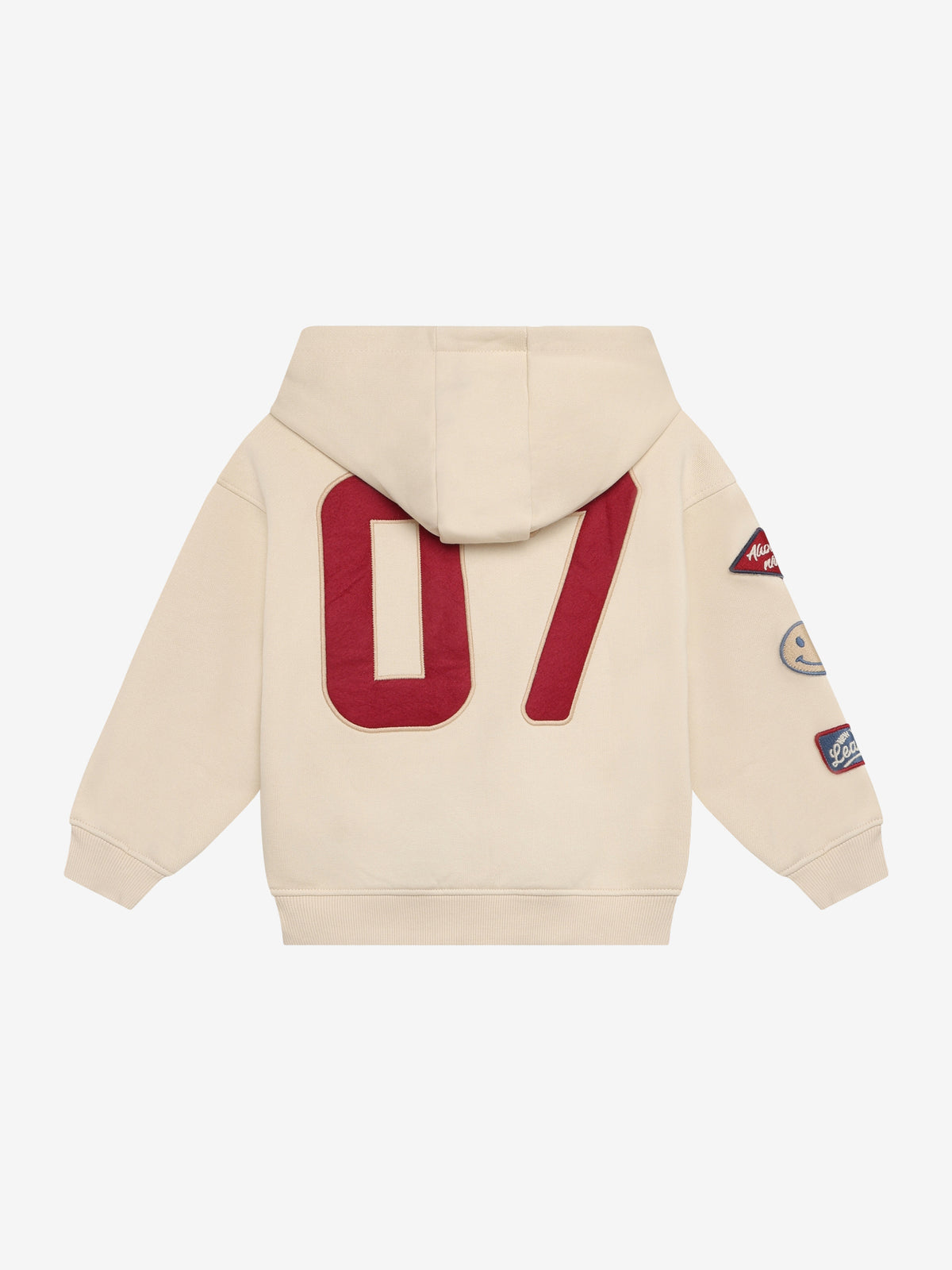 Oversized hoodie badges, Daily Seven