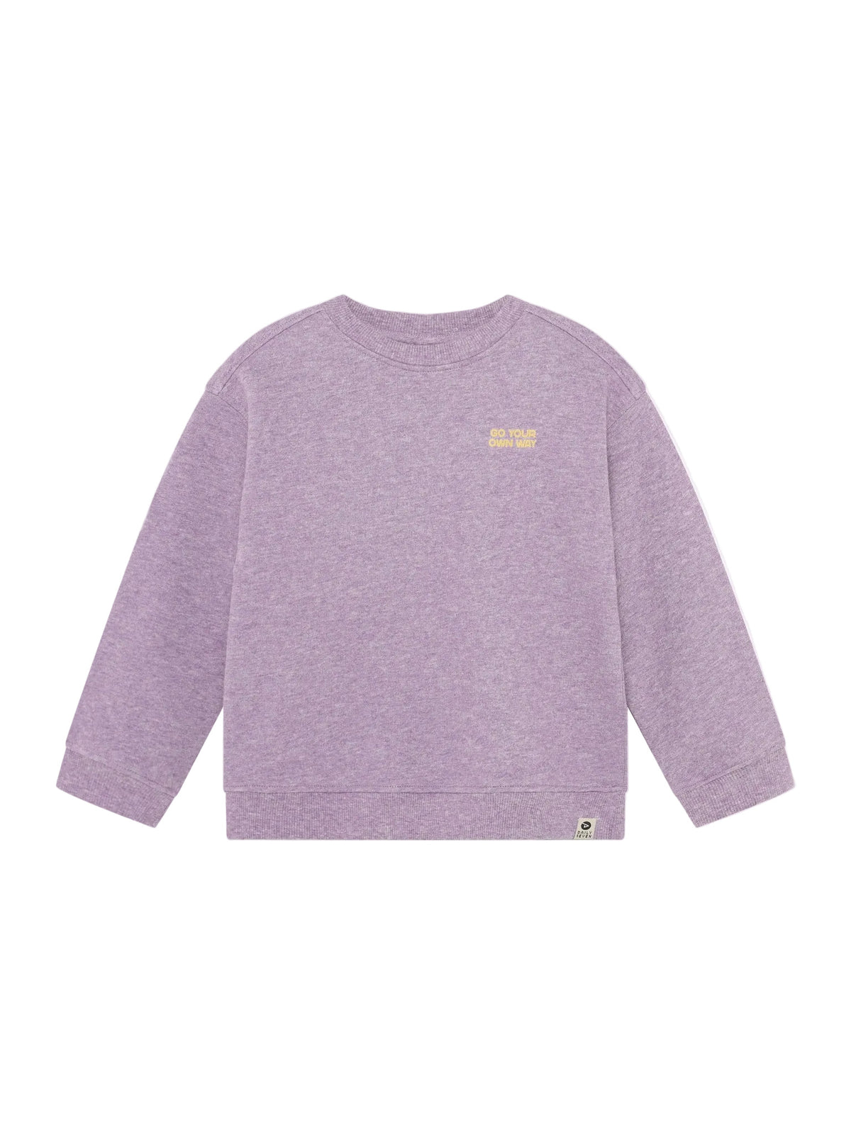 Oversized sweater backprint purple, Daily Seven