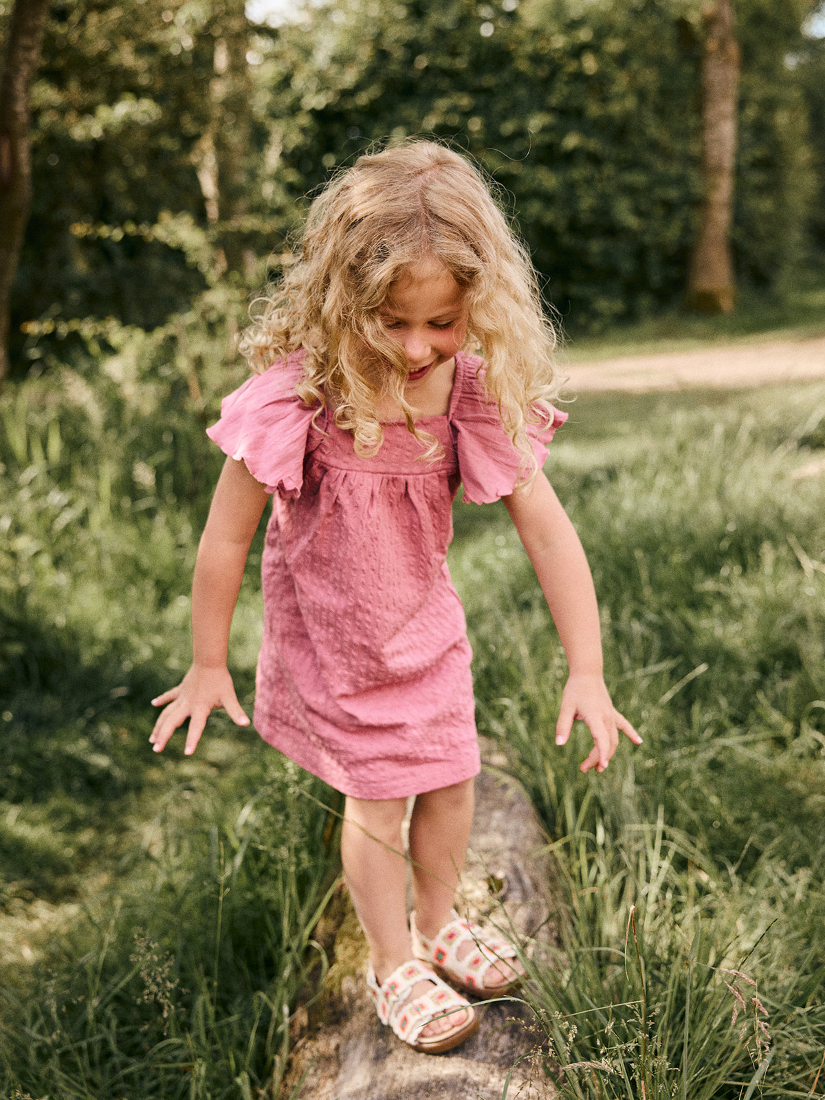 Dress wide sleeve heather rose, Daily Seven