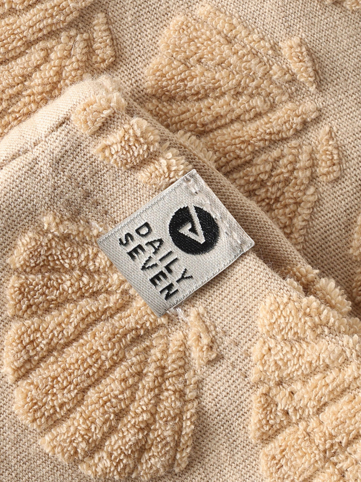 Terry shorts Print, Latte Sand, Daily Seven