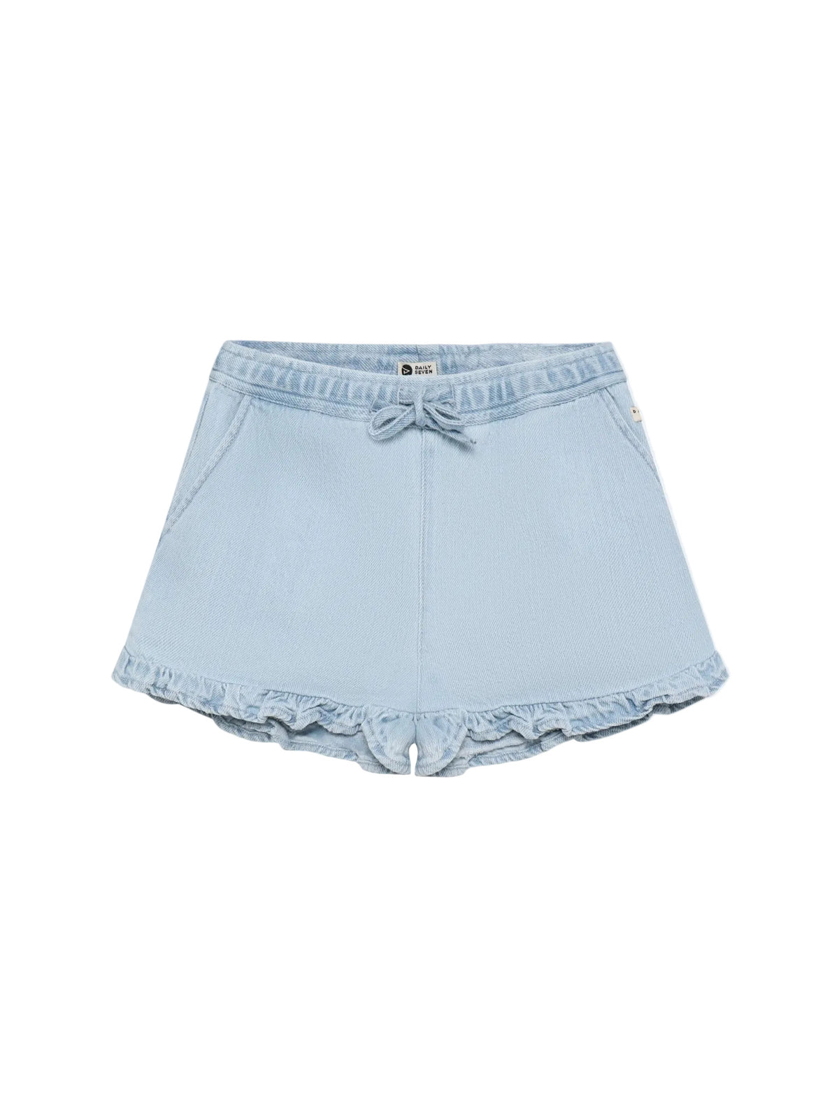 denim short ruffle, Daily seven