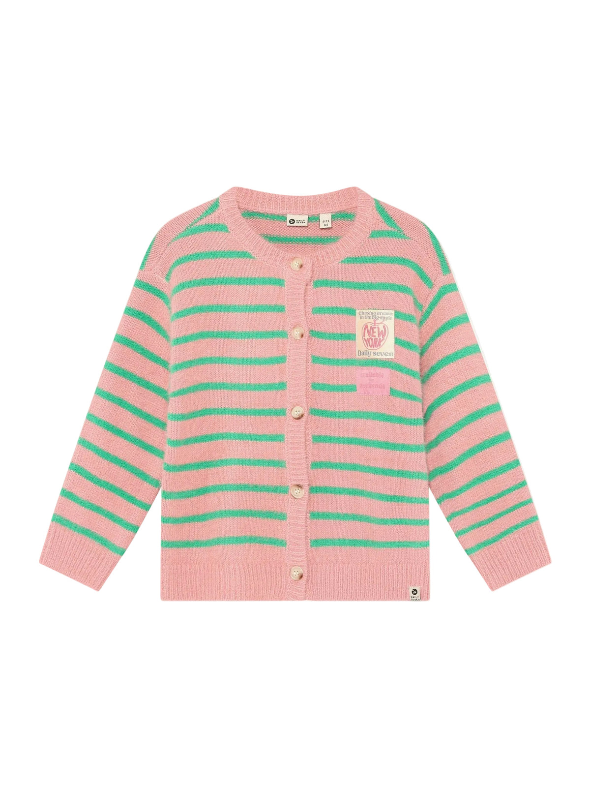 Stripes Cardigan Lilas, Daily Seven
