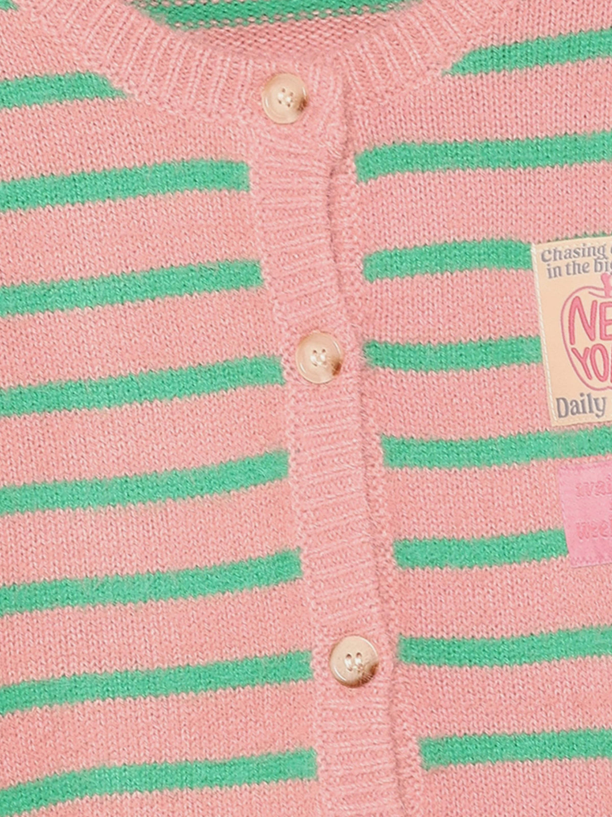 Stripes Cardigan Lilas, Daily Seven