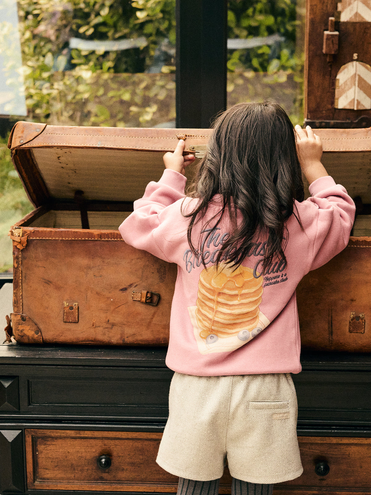 Sweater backprint Lilas, Daily Seven