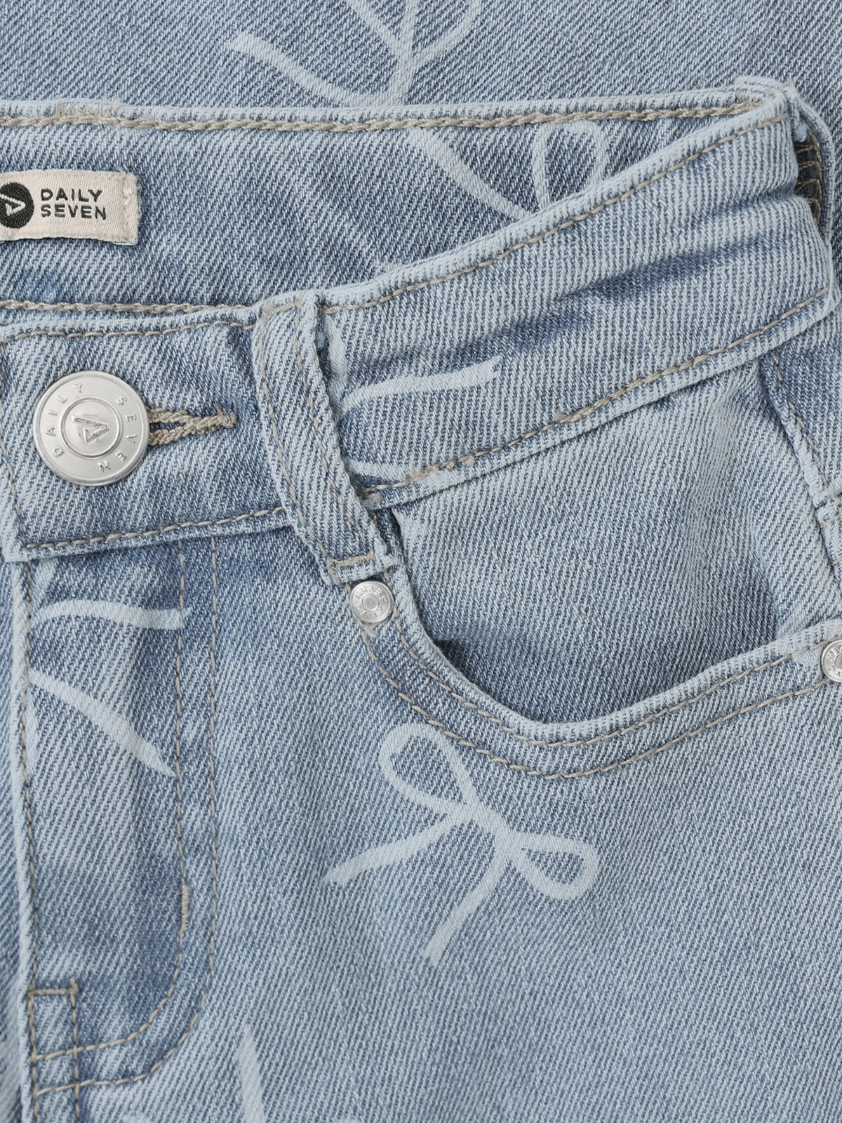 Denim Wide fit Bow, Daily Seven
