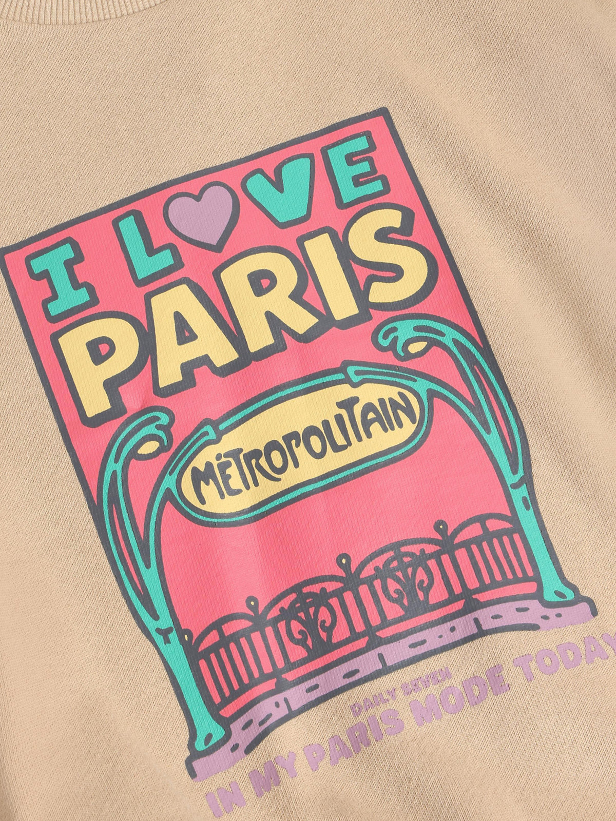 Sweater Cropped Paris, Daily Seven