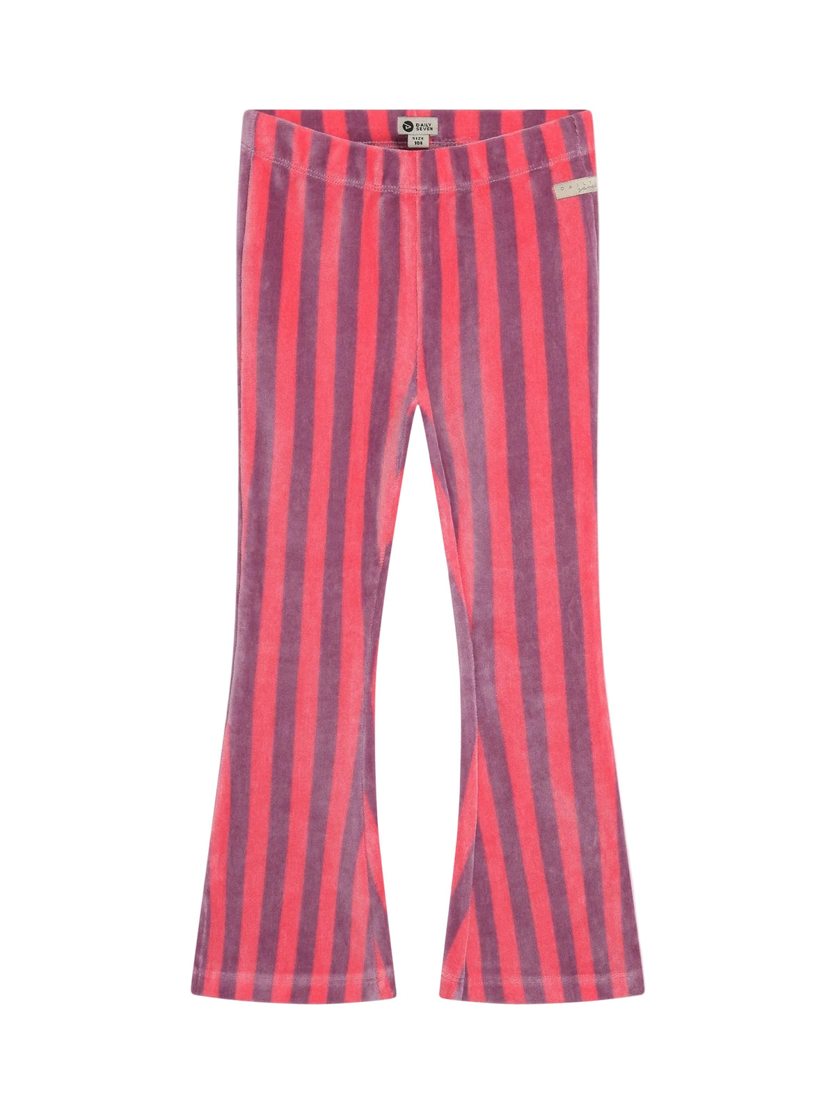 Flared legging verlours stripe, Daily Seven